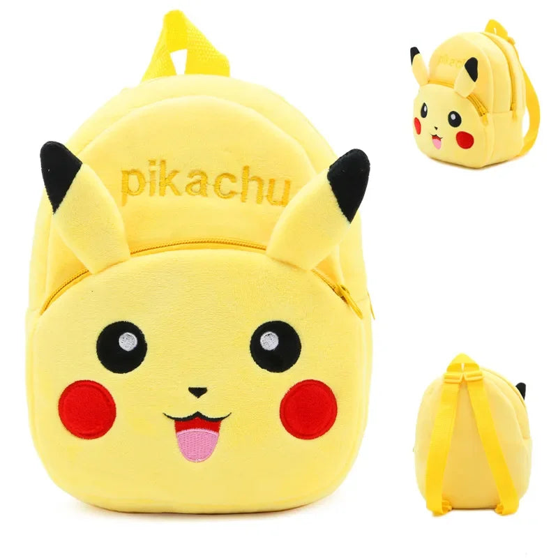 Mochila Escolar Infantil de Pelúcia Pikachu